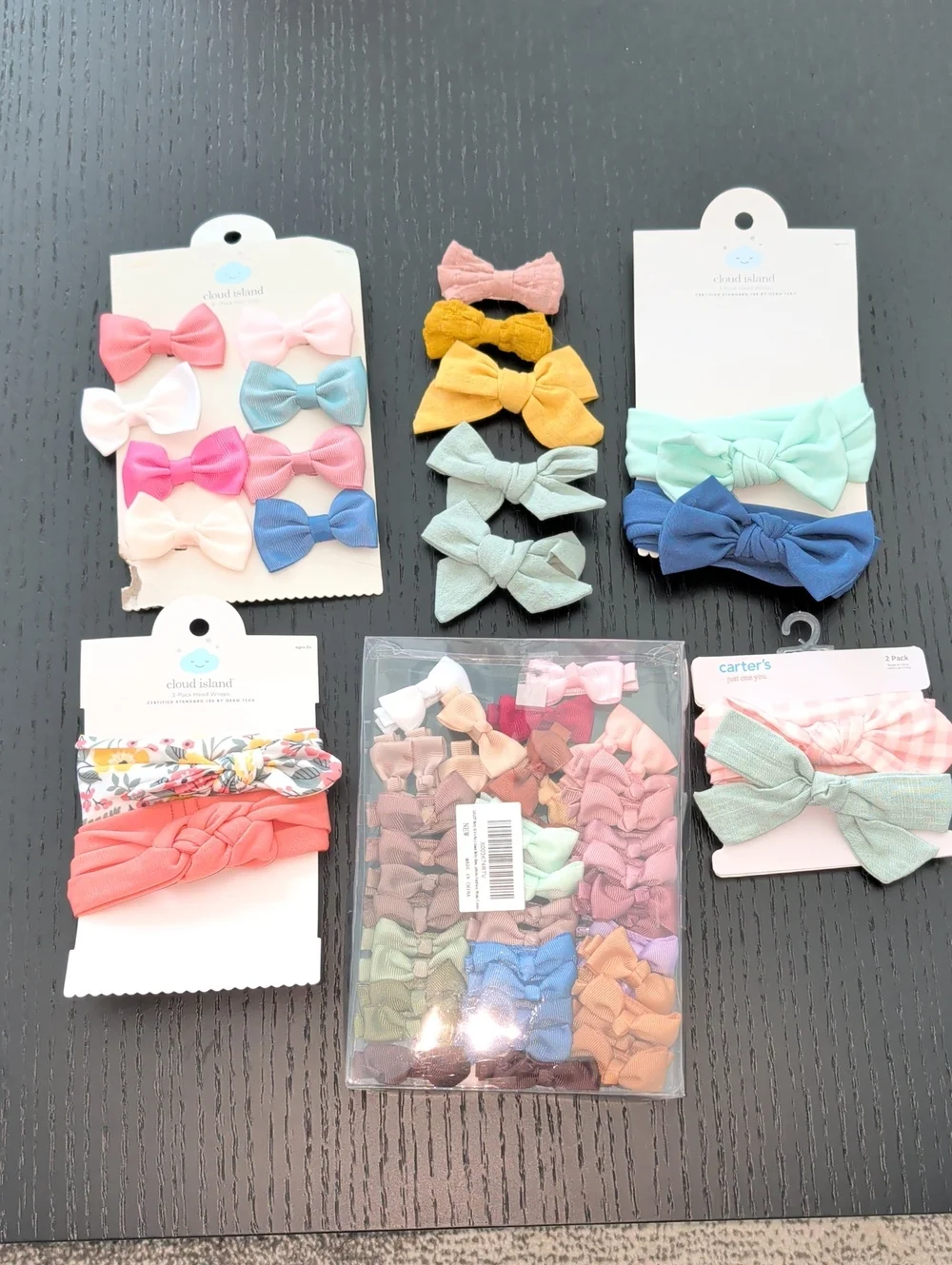 Lot of 50+ New Baby Toddler Girl Bows and Headbands Various Colors